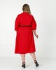 А637 Платье- туника поплин красный